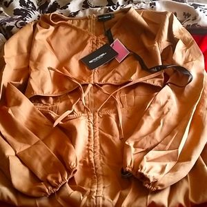 Pretty little thing Tan dress